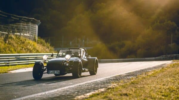 black coupe on road