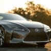 black Lexus car